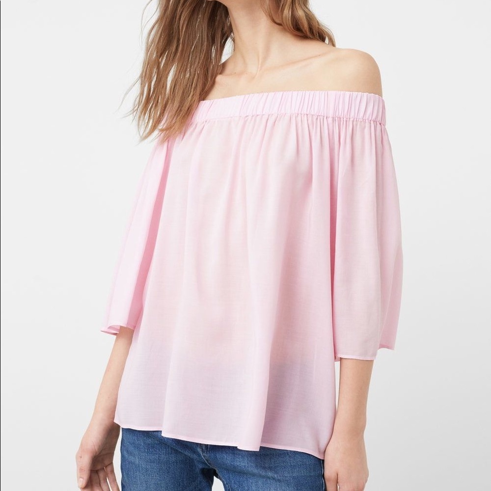 Mango Blusa Off-shoulder Top